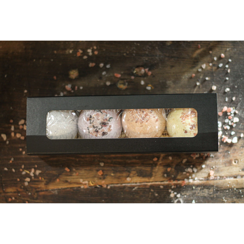 Soaplicity Bath Bomb Gift Sets Bath Bombs Dark Slate Gray Small Pack of 4,Large Pack of 4