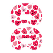 Peelz Smiley Hearts Medtronic Guardian Connect Patch Tape - Pump Peelz Patch Medical Tape White Smoke 1-Pack Medtronic CGM Tape