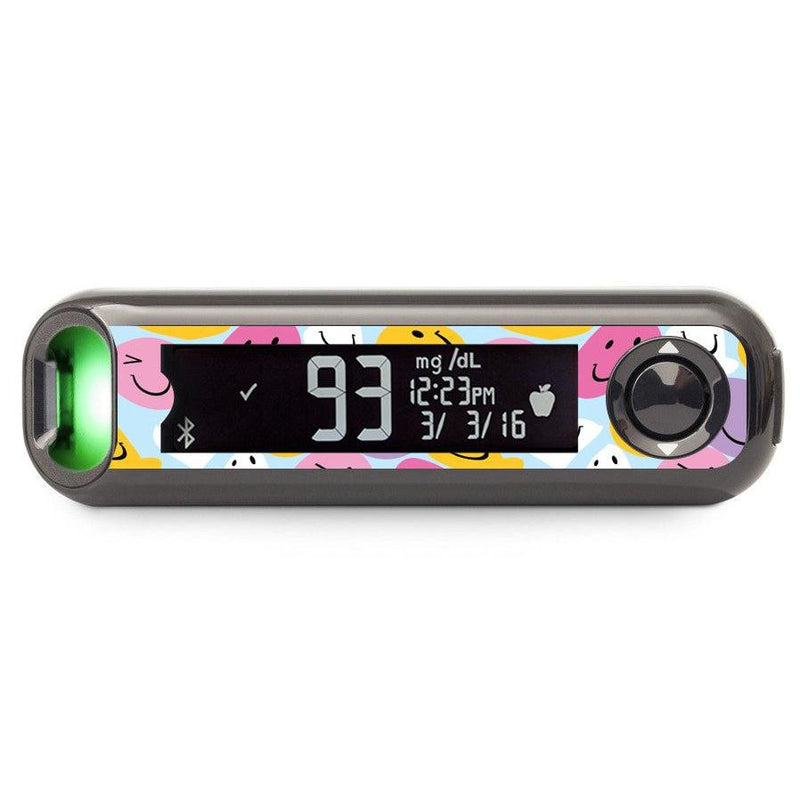 Peelz Smilies Bayer Contour© Next One Glucometer Peelz/Stickers Dark Slate Gray