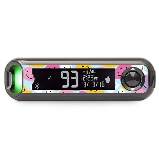 Peelz Smilies Bayer Contour© Next One Glucometer Peelz/Stickers Dark Slate Gray