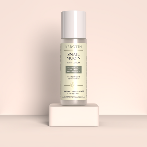 Kerotin Snail Mucin Hair Serum Antique White