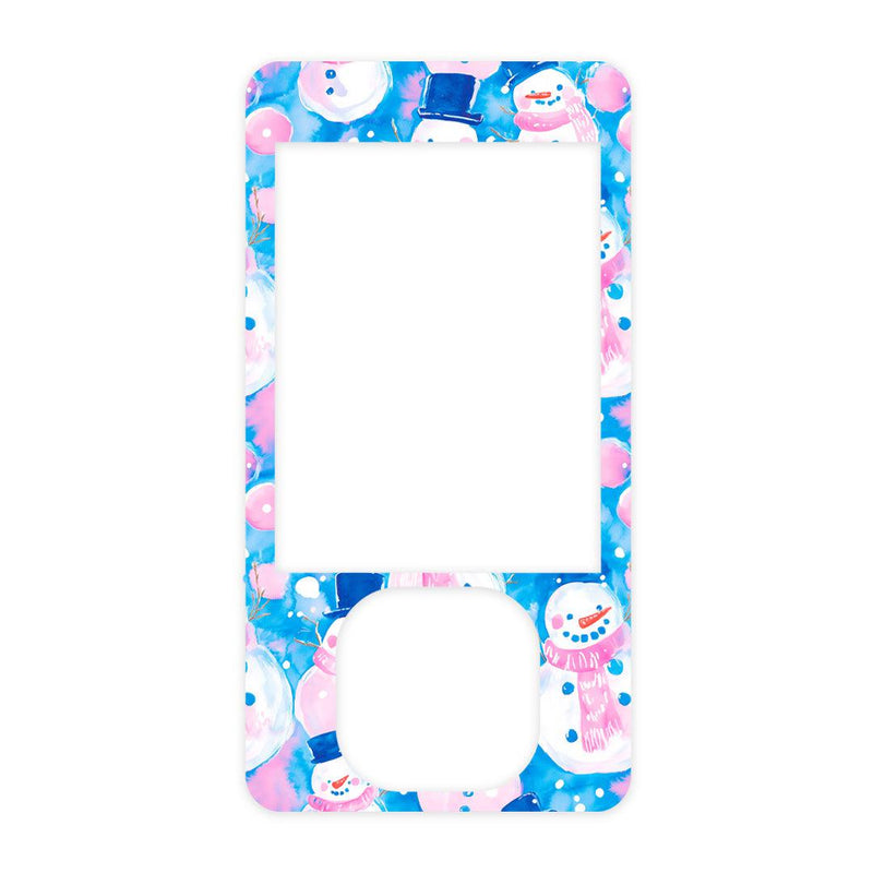 Peelz Snowman Sticker for DEXCOM G7 and G6 Touchscreen Receiver Sticker Peelz/Stickers White Smoke