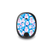 Peelz Snowman Sticker for Eversense Smart Transmitter Peelz/Stickers White Smoke