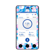 Peelz Snowman Sticker for Omnipod DASH® PDM – Pump Peelz Peelz/Stickers White Smoke Whole System Peelz (front + case),Front Peelz,Case Peelz