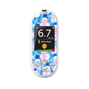 Peelz Snowman Sticker for OneTouch Verio Reflect Glucometer Peelz/Stickers White Smoke