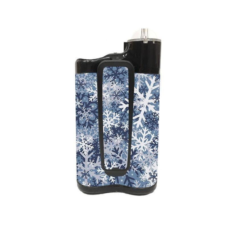 Peelz Snowy Camo Sticker for Medtronic MiniMed 770G & 780G Peelz/Stickers White Smoke Back and Clip Peelz