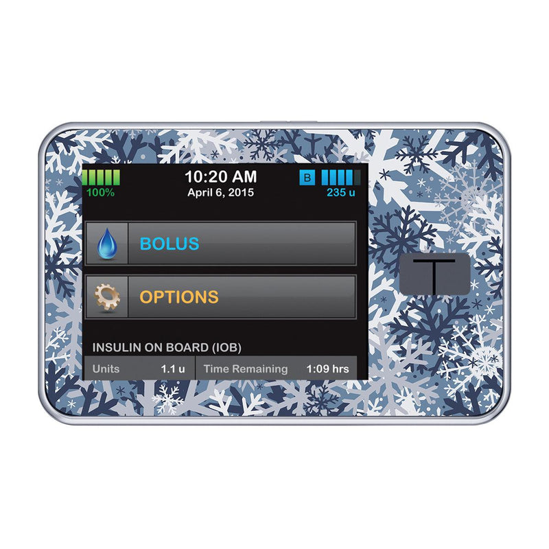 Peelz Snowy Camo Sticker for Tandem t:slim Peelz/Stickers Black