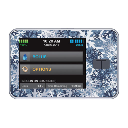 Peelz Snowy Camo Sticker for Tandem t:slim Peelz/Stickers Black