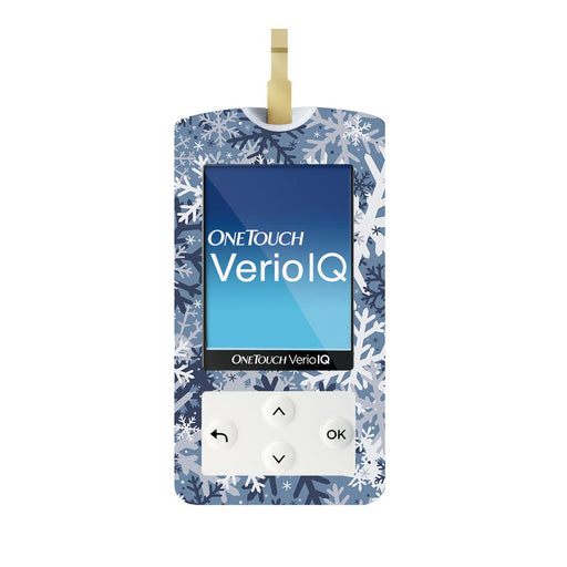 Peelz Snowy Camo for OneTouch Verio IQ Glucometer Peelz/Stickers White Smoke