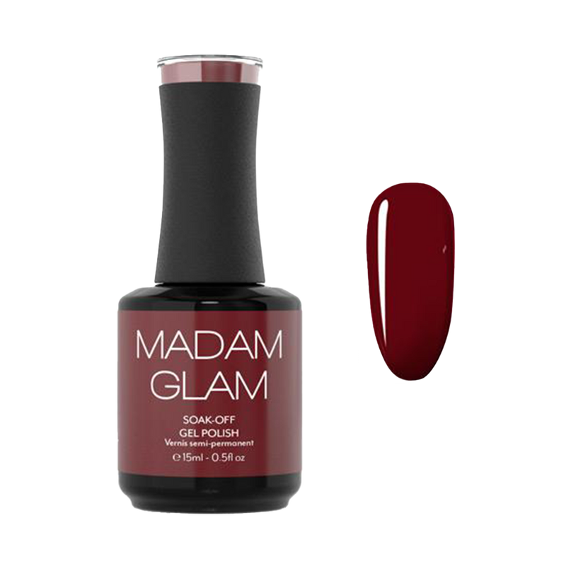 Madam Glam Deep Burgundy Black