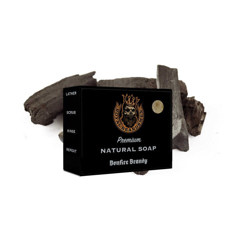 Royal Beardsmen Bonfire Brandy Soap Bar Soap Bar Gray