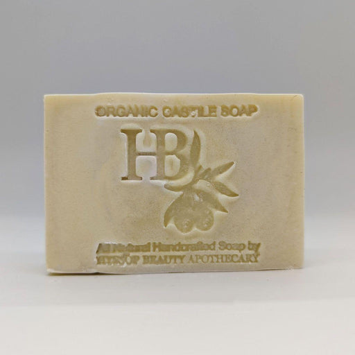 Hyssop Beauty Apothecary L.L.C. Organic Castile Soap Bar - Unscented Bar Soap Dark Gray
