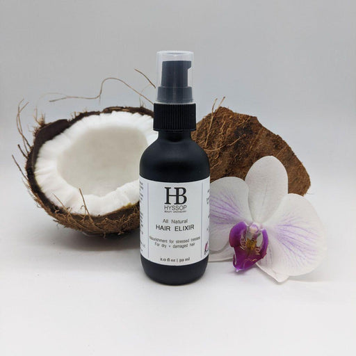 Hyssop Beauty Apothecary L.L.C. Hair Elixir for Stressed Tresses Hair Styling Products Gray