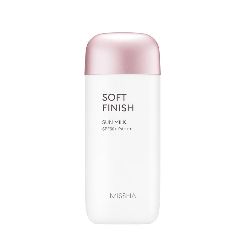 AsiaBeautyMall Missha All Around Safe Block Soft Finish Sun Milk SPF50+ PA+++ Sunscreen White Smoke