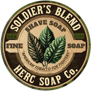 Herc Soap Co. Herc Soap Co. Soldier's Blend Shaving Collection Shaving Set White Smoke Shaving Soap 4 Oz