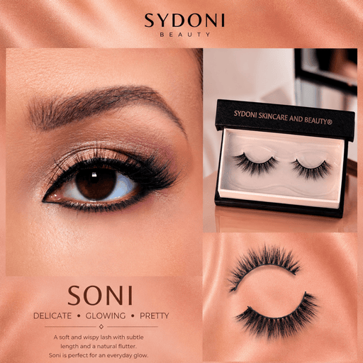 Sydoni Skincare and Beauty SYDONI "SONI" LUXURY MINK LASHES - Delicate, Glowing, Pretty Mink Lashes Dark Salmon