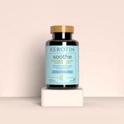 Kerotin Soothe Stress-Relief Vitamins Antique White 1 Bottle