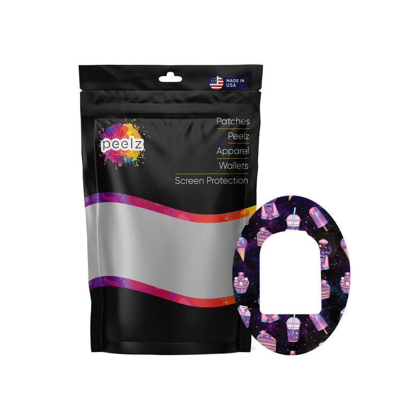 Peelz Space Candy Pod Patch Tape - Pump Peelz Patch Medical Tape White Smoke 12-Pack (Set of 12 Patches)