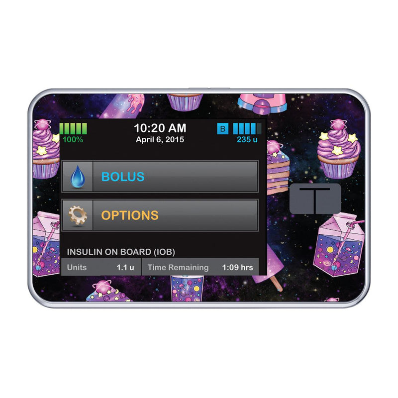 Peelz Space Candy for Tandem t:slim Peelz/Stickers Black