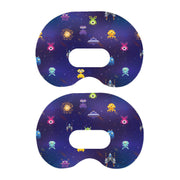 Peelz Space Invaders Medtronic Guardian Connect Patch Tape - Pump Peelz Patch Medical Tape White Smoke 1-Pack Medtronic CGM Tape