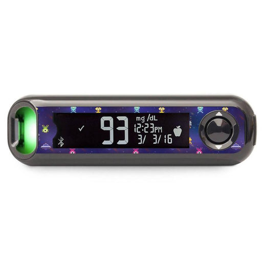 Peelz Space Invaders for Bayer Contour© Next One Glucometer Peelz/Stickers Dark Slate Gray