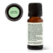 Plant Therapy Sparkling Peppermint Laundry Essential Oil Blend Household White Smoke 10 mL