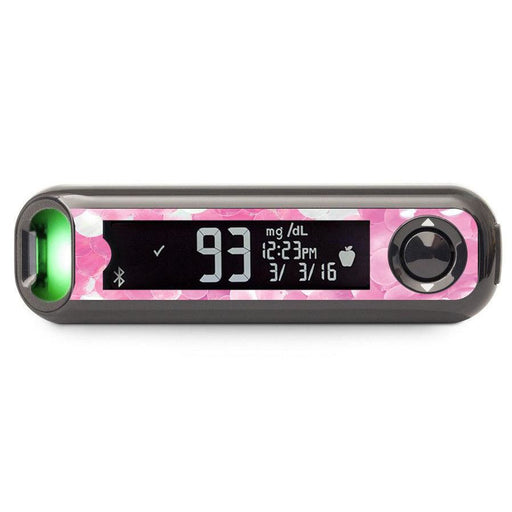 Peelz Sparkly Sequins Bayer Contour© Next One Glucometer Peelz/Stickers Black