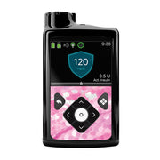 Peelz Sparkly Sequins Sticker for Medtronic MiniMed 770G & 780G Peelz/Stickers Black Whole System Peelz (front back + clip),Front Peelz