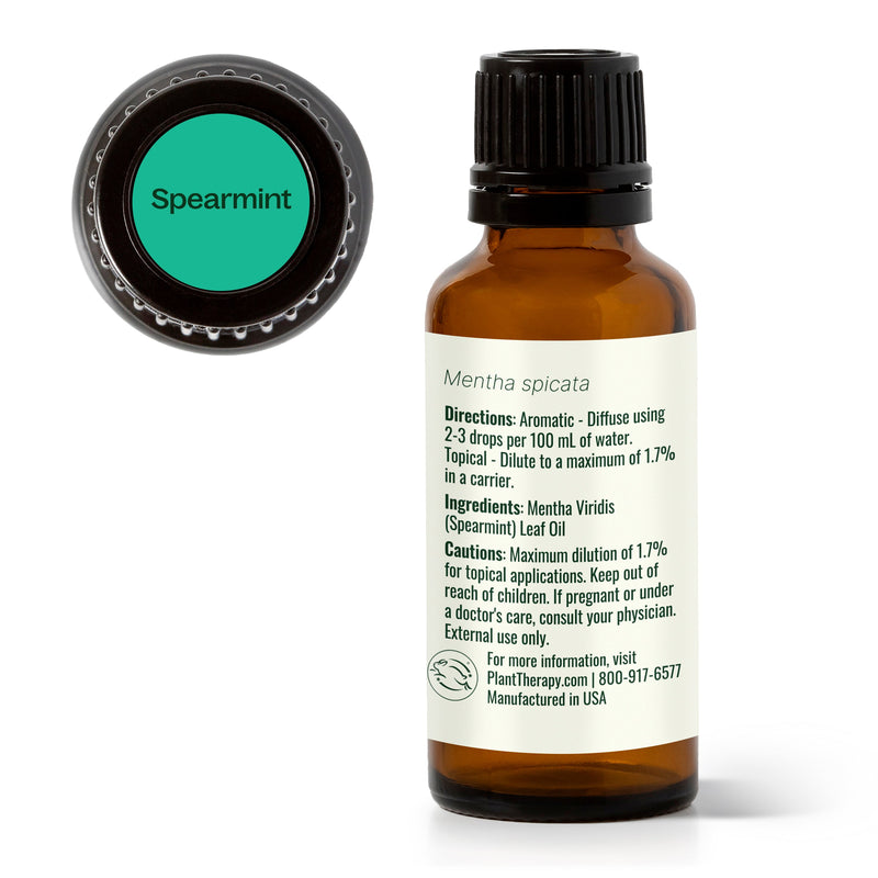 Plant Therapy Spearmint Essential Oil Essential Oil White Smoke 10 mL,30 mL,100 mL