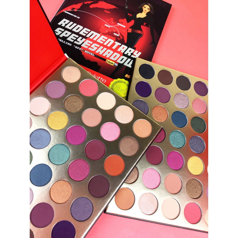 Rude Cosmetics Rudementary Speyeshadows 35 Eyeshadow Palette - Book 7 Eyeshadow Palettes Rosy Brown Rudementary Speyeshadows