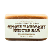 Fern Valley Soap Handmade Goat Milk Soap | Shower Bar | Spiced Mahogany Goat Milk Soap Seashell