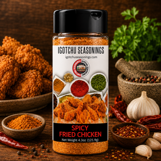 Igotchu Seasonings Igotchu Spicy Fried Chicken seasoning Seasonings & Spices Black 5.5 oz,8 oz