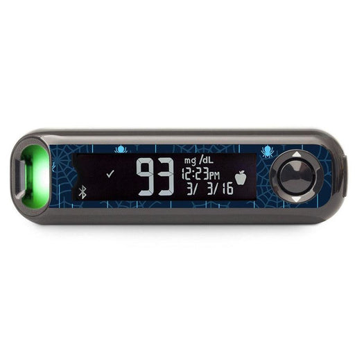 Peelz Spider Bayer Contour© Next One Glucometer Peelz/Stickers Black