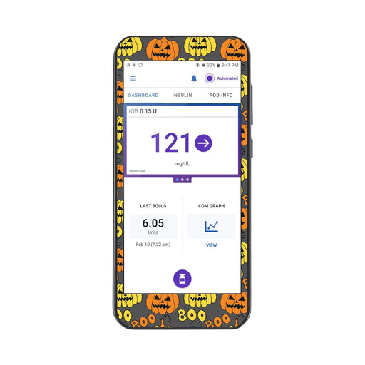 Peelz Spooked Sticker for Omnipod® 5 Controller – Pump Peelz Peelz/Stickers White Smoke