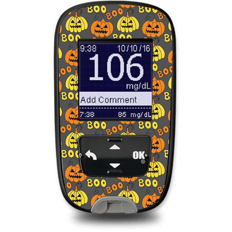 Peelz Spooked Sticker for the Accu-Chek Guide Glucometer Peelz/Stickers White Smoke
