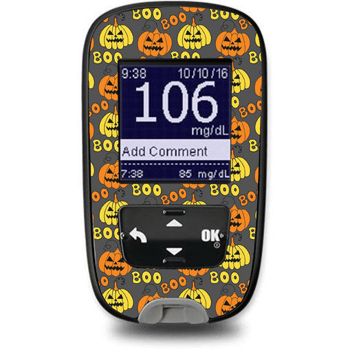 Peelz Spooked Sticker for the Accu-Chek Guide Glucometer Peelz/Stickers White Smoke