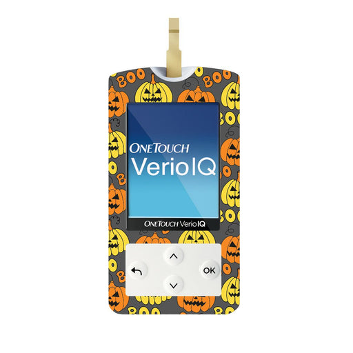 Peelz Spooked for OneTouch Verio IQ Glucometer Peelz/Stickers White Smoke