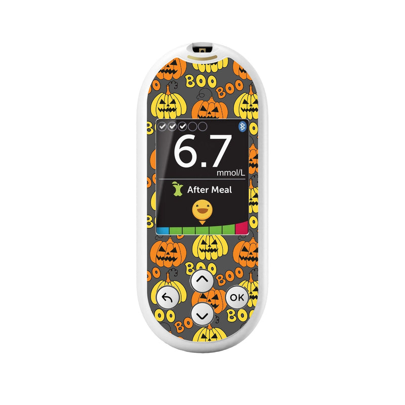 Peelz Spooked for OneTouch Verio Reflect Glucometer Peelz/Stickers White Smoke