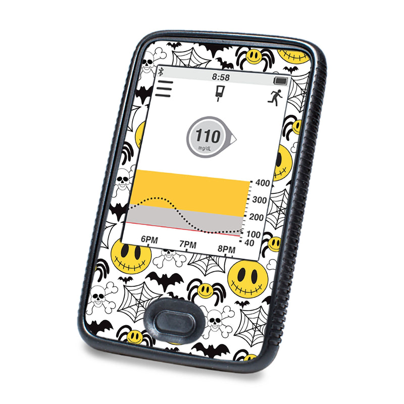 Peelz Spooky Season DEXCOM G6 Touchscreen Receiver Peelz/Stickers White Smoke
