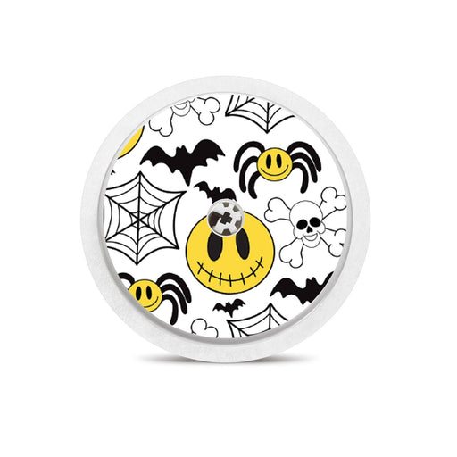 Peelz Spooky Season Freestyle Libre 2 Peelz/Stickers White Smoke Sensor Only