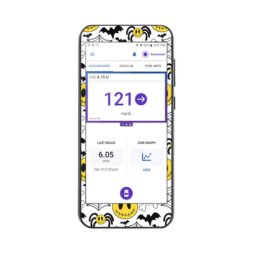 Peelz Spooky Season Sticker for Omnipod® 5 Controller – Pump Peelz Peelz/Stickers White Smoke