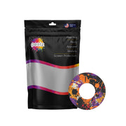 Peelz Spooky Splatter Freestyle Libre 2 Patch Tape - Pump Peelz Patch Medical Tape White Smoke 12-Pack Libre 2 (Set of 12 Patches),4-Pack Libre 2 (Set of 4 Patches)