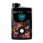 Peelz Spooky Splatter for Medtronic MiniMed 770G & 780G Peelz/Stickers Black Whole System Peelz (front back + clip),Front Peelz,Back and Clip Peelz