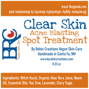 By Robin Creations Clear Skin Acne Blasting Face & Body Spot Treatment Acne Treatments & Kits Black 1 Bottle,3 Bottles