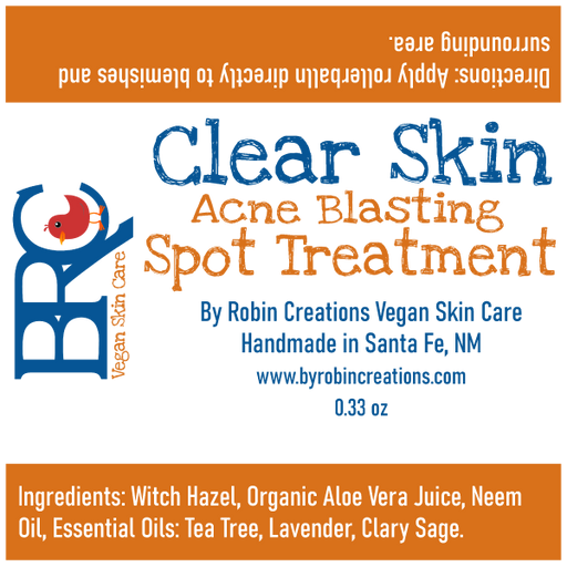 By Robin Creations Clear Skin Acne Blasting Face & Body Spot Treatment Acne Treatments & Kits Black 1 Bottle,3 Bottles