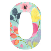 Peelz Spring Blossoms Dexcom G6 Patch Tape - Pump Peelz Patch Medical Tape White Smoke 1-Pack Dexcom G6 Tape