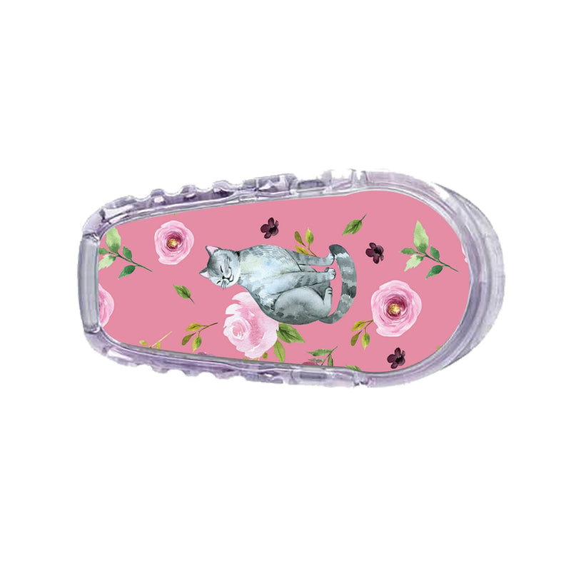 Peelz Spring Cats Sticker Designed for the DEXCOM Transmitter Peelz/Stickers White Smoke G6