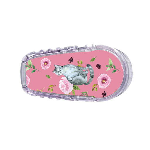 Peelz Spring Cats Sticker Designed for the DEXCOM Transmitter Peelz/Stickers White Smoke G6