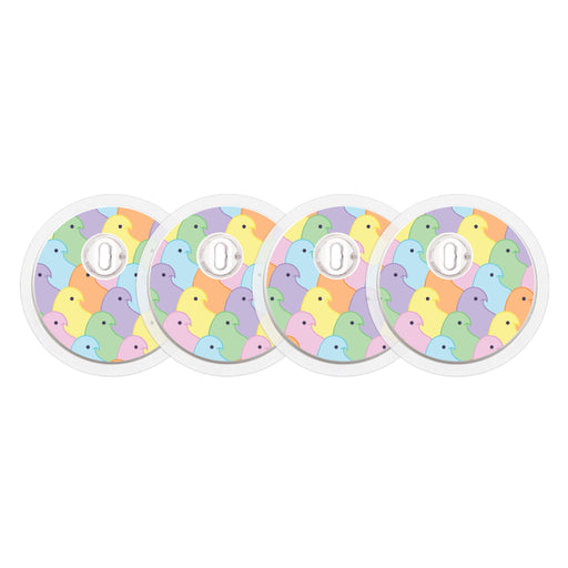 Peelz Peepin It Real Sticker Designed for the FreeStyle Libre 3 Plus & Lingo  Sensor Peelz/Stickers White Smoke 4-pack (Set of 4 Stickers)