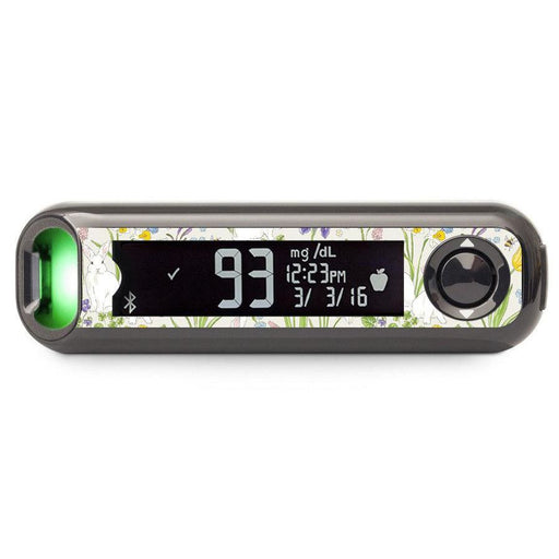 Peelz Springtime Bayer Contour© Next One Glucometer Peelz/Stickers Dark Slate Gray